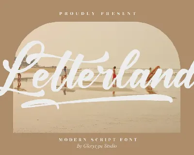 Letterland â€“ Modern Script font