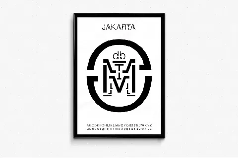 JAKARTA typeface font