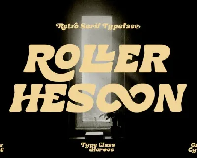 Roller Hesoon font