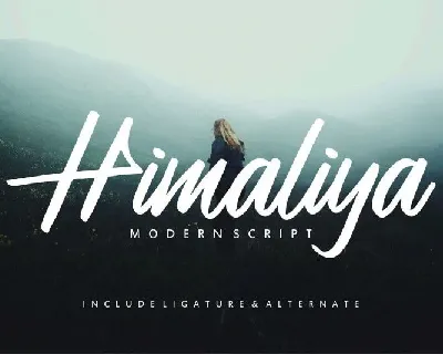 Himaliya Script font