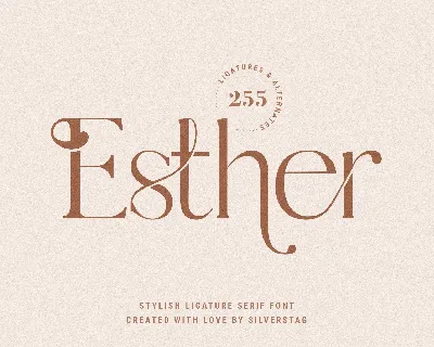 Esther font