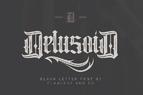 Delusoid font