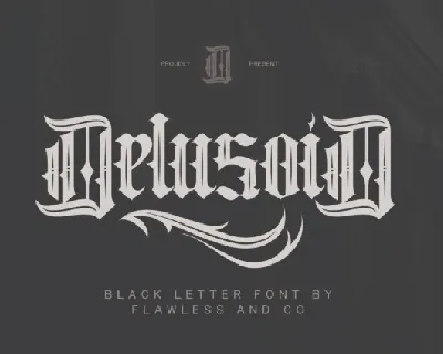 Delusoid font