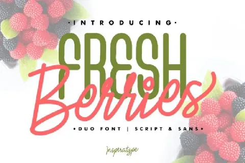 Fresh Berries Duo font