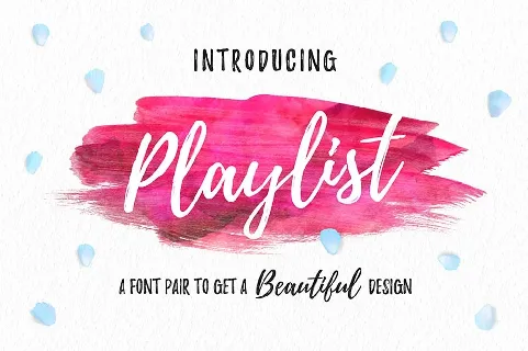 Playlist font