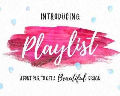 Playlist font