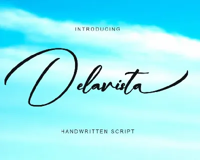 Delavista font