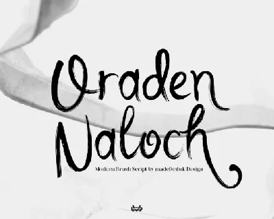 Oraden Naloch font