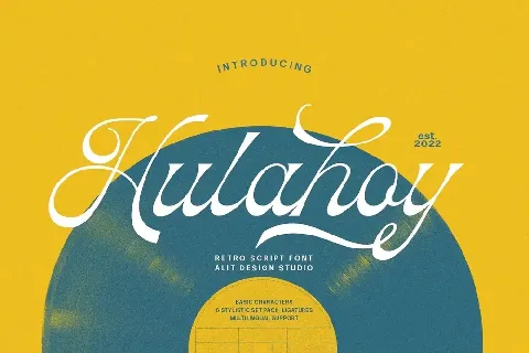 Hulahoy font