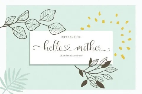 Hello Mother font