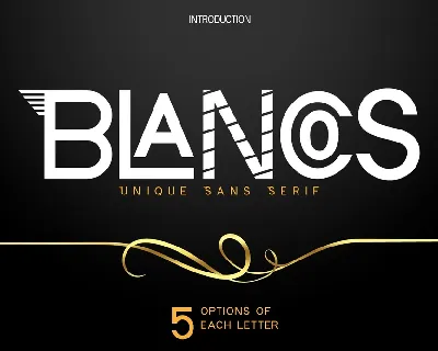 Blancos font