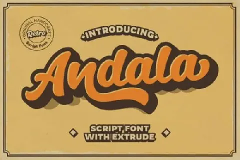 Andala Script font