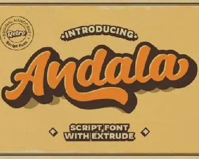 Andala Script font