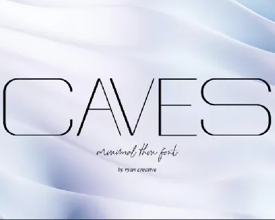 Caves font