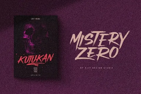 Mistery zero font