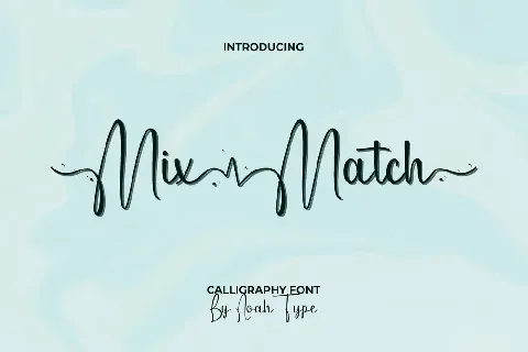 Mix Match font