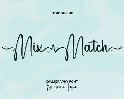 Mix Match font