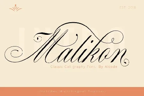 Malikon font