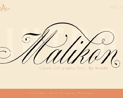 Malikon font