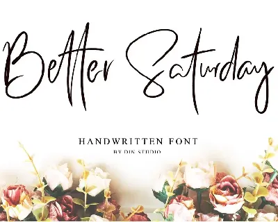 Better Saturday Script font