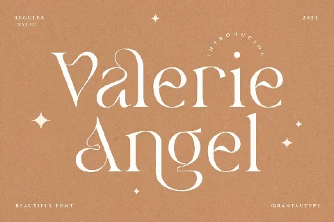 Valerie Angel font