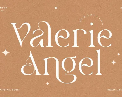 Valerie Angel font