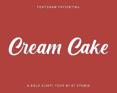 Cream Cake font