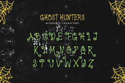 Ghost Hunters font