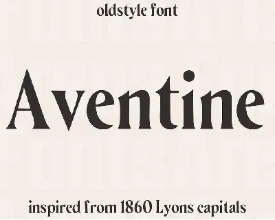 Aventine font