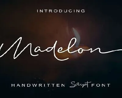 Madelon Script font