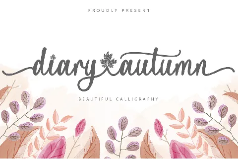 Diary Autumn font