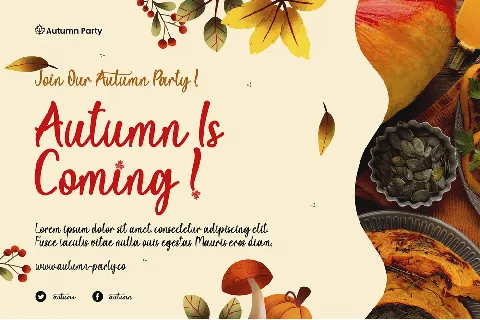 Diary Autumn font