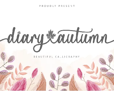 Diary Autumn font