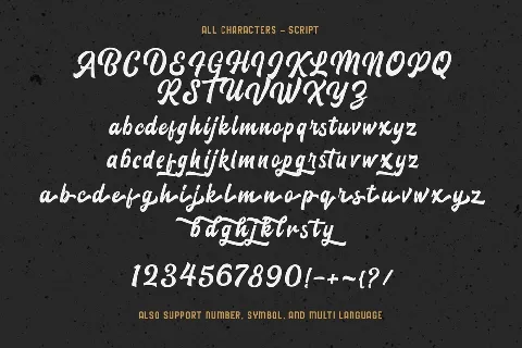 Blacklite font