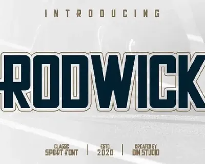 Rodwick Display font