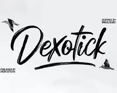 Dexotick Brush font