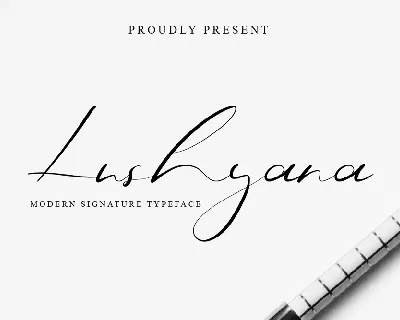 Lushyana Demo font