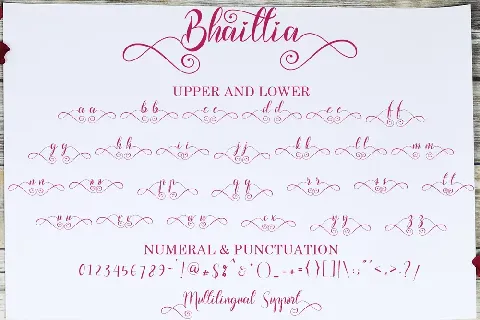 Bhaillia font