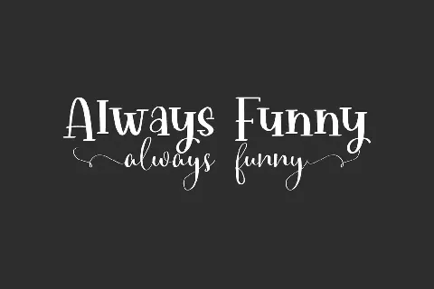 Always Funny Demo font