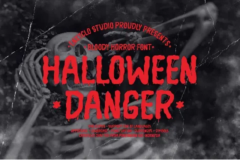 NCL Halloween Danger font