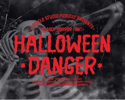 NCL Halloween Danger font