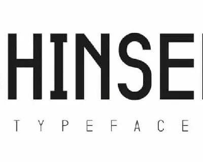 Shinsen Sans Serif font