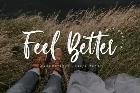 Feel Better Brush font