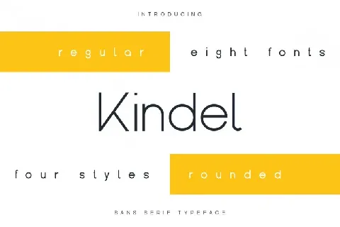 Kindel Sans Serif font