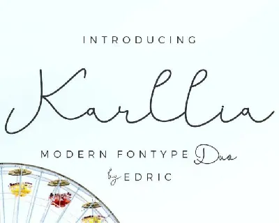 Karllia Script font