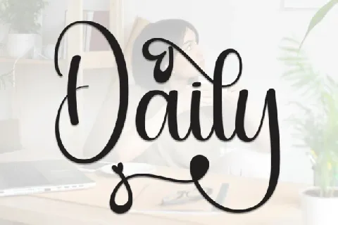 Daily Script font