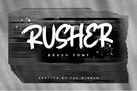 Rusher font