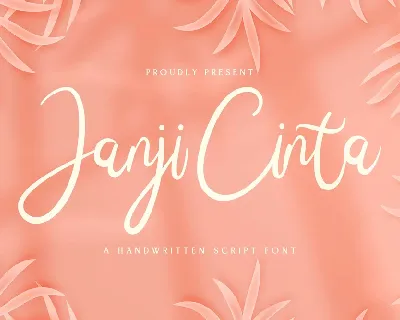 Janji Cinta font