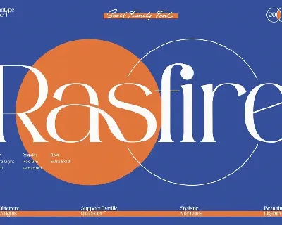 Rasfire font