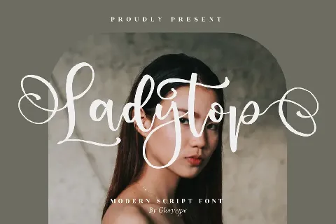 Ladytop â€“ Modern Script font